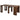 Foldable dining table, extendable dining table, dining table, mobile, modern design, 180cm x 85cm x 75cm, brown