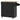 Kitchen cart with drawer, cabinet compartment, towel rack, 106 x 42 x 87 cm, black/oak