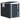 Garden storage shed, tool shed for garden equipment, windows, air vents, lockable, steel, dark gray