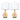 Table Lamp Set of 2, Table Lamp with Linen Lampshade, Teardrop-Shaped Glass Rods, Bedside Lamp with E27 Socket