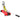 Hydraulic jack, compact, overload protection, car, 2t, 120-300mm, red, yellow