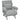 Convertible sleeper chair, upholstered armchair, converts into a guest bed, ergonomic, light grey