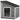Solid wood dog house, weather-resistant, asphalt roof, 71 cm x 58 cm x 77 cm, grey + white