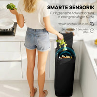 50L sensor trash can, touchless kitchen waste bin with motion sensor, fingerprint-resistant (4)