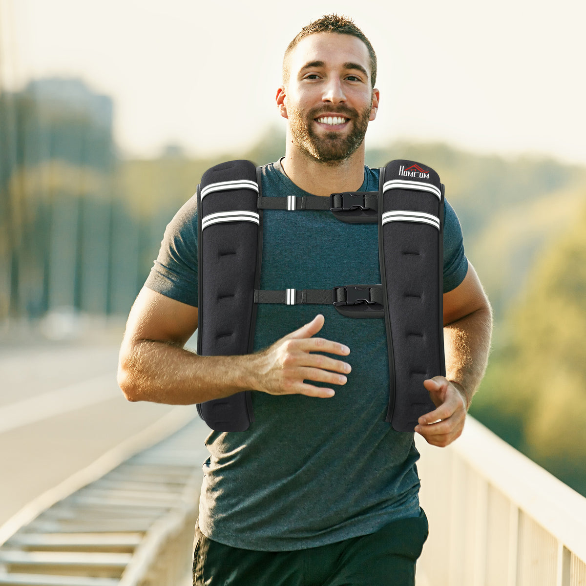 Weight Vest 10 KG Running Vest Women Men for Muscle Building Strength Training, Running, Fitness, Cross Training (2)
