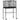Bird cage, bird aviary with wheels, 2 doors, 4 perches, storage shelf, metal bird house 76x46x116cm, black