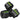 2-in-1 dumbbell set, barbell & dumbbell, 30 kg, non-slip, floor-friendly, black/green