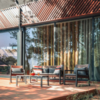 Gartenmöbelset TEXAS mit Sofa Sesseln und Couchtisch GRAU – Produktabbildung 13