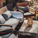 Gartenmöbelset TEXAS mit Sofa Sesseln und Couchtisch GRAU – Produktabbildung 6