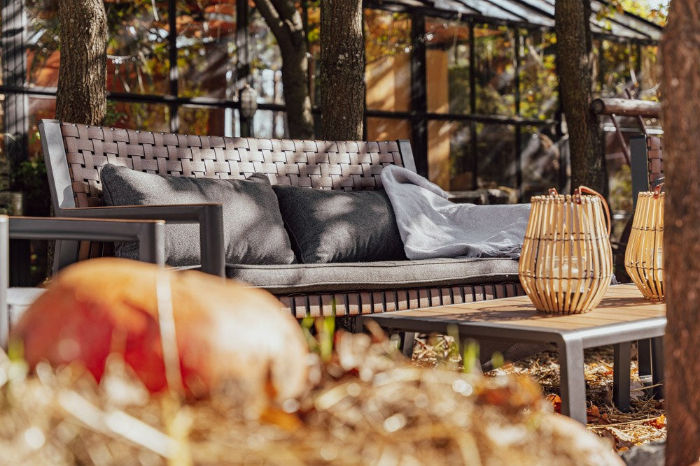 Gartenmöbelset TEXAS mit Sofa Sesseln und Couchtisch GRAU – Produktabbildung 12