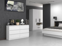 Kommode Malwa M6/140 WEISS – Produktabbildung 6