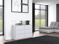 Kommode Malwa M6/120 WEISS – Produktabbildung 11