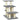 Dog stairs 3 steps 54 cm high pet stairs for small dogs cat stairs with sisal scratching posts, play ball