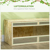 Terrarium for reptiles/amphibians, sliding glass doors, ventilation grills, 120x50x50cm (7)