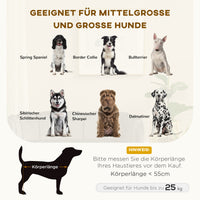 Dog Sofa Dog Couch, Washable Cover, Pet Sofa with Backrest and Wooden Legs, Cat Sofa, for Medium-Sized Dogs (4)