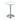Bar table modern dining table height-adjustable bistro table standing table counter table desk round metal ABS
