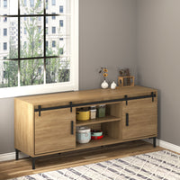 183 cm sliding door complete set, sliding door system with floor guide, sliding door track, rollers, and carbon (2)