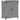 Garden cabinet, outdoor cabinet with work surface, tool cabinet, solid wood, steel, 79W x 43D x 92H cm, gray