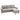 3-seater corner sofa, linen look, reversible chaise longue, 193x136x85 cm, light grey