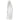 Full-length mirror, wavy shape, 160 x 50 cm, free-standing, velvet-like frame cover, bedroom, living room, white