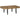 Industrial design coffee table 105 cm x 60 cm x 42 cm black + brown