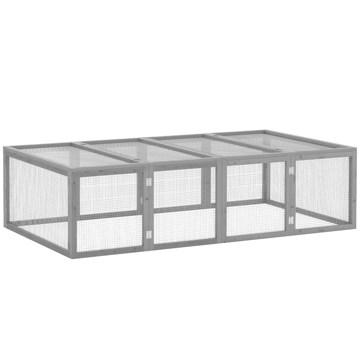 Small animal hutch, small animal enclosure, outdoor enclosure, small animal cage with door, guinea pig hutch
