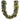 1.8m artificial Christmas garland with fairy lights flower decoration green