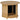 Side table, round, with storage space, sliding door, bamboo, Ø60 x 45 cm, load capacity up to 20 kg