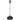 Punching ball, height-adjustable 147-165cm, fillable base, steel, black+red+white