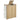 Bamboo laundry hamper with removable drawstring bag and side storage pockets, 120L, natural