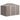 Metal garden shed with sliding doors and ventilation windows, 277 x 195 x 192 cm, light gray