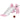 3-in-1 children's slide, giraffe design, basketball hoop, ball, pink