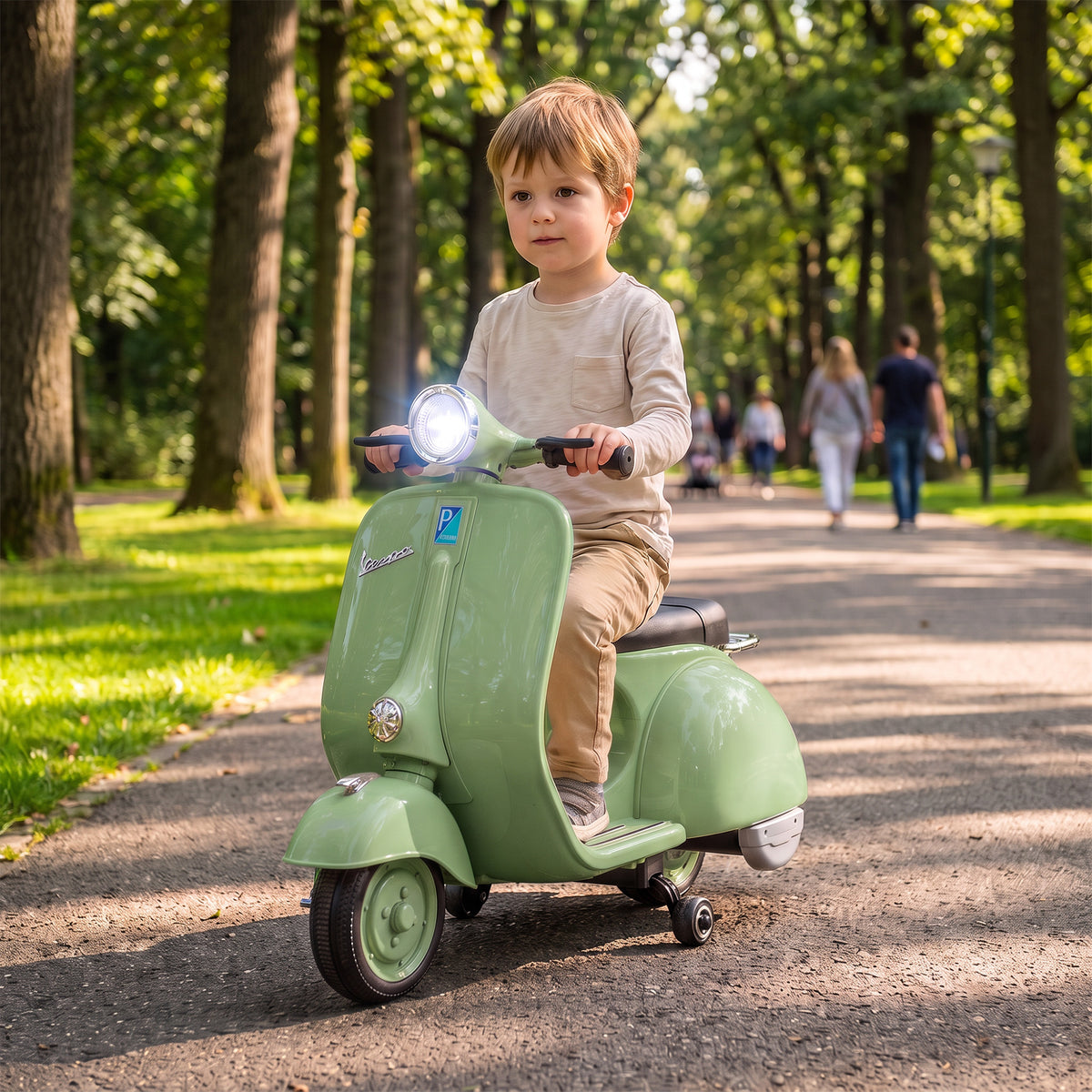 Electric Motorcycle for Kids 6V Electric Motorcycle with Training Wheels, Lithium Battery, Soft Start, Music (2)