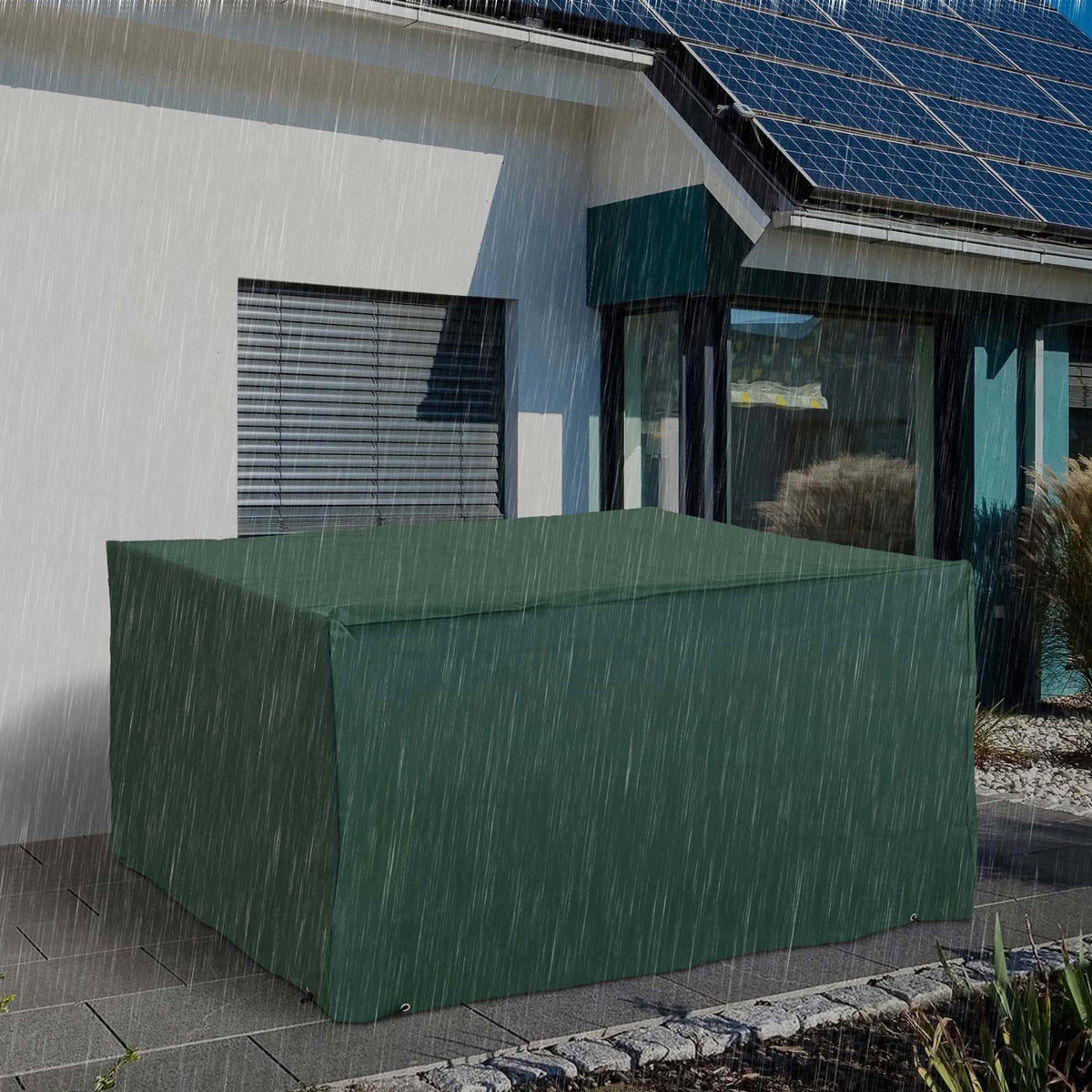 Protective Cover for Garden Furniture 600D Oxford Green 135 x 135 x 75 cm (2)