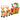 Inflatable Santa Claus with sleigh, 6 LED lights, waterproof, 240 x 57 x 112 cm