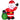 Christmas Decoration Inflatable Santa Claus Outdoor Christmas Decoration, incl. Blower, 1.2 m, Red + White