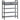 4-tier shoe rack, hallway shelf for up to 9 pairs of shoes, particle board, metal, gray