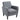 Single armchair, recliner, upholstered armchair with wooden legs, linen-look fabric, 66 x 72 x 74 cm, light grey