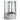 Raised bed, greenhouse, 3-piece set, with trellis, plastic cover, 53 x 53 x 90 cm