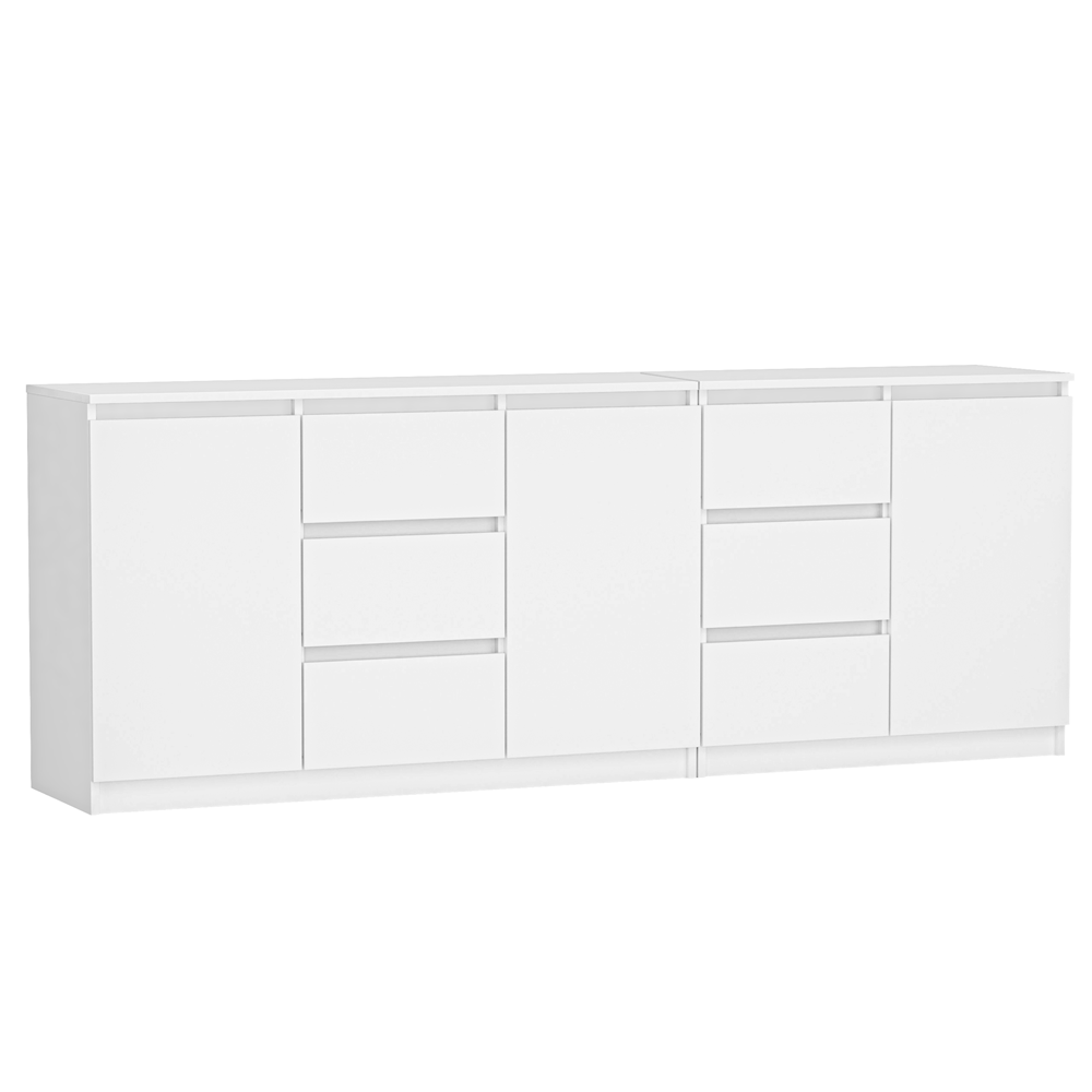 Kommode COSTA 1D3S/2D3S WEISS