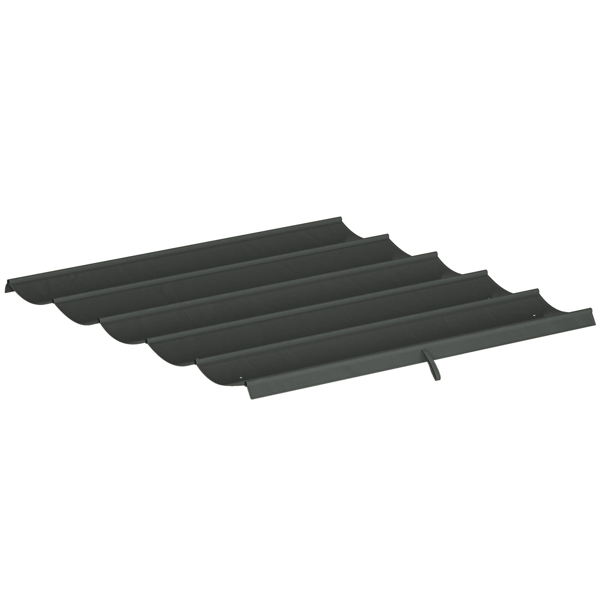 Replacement canopy for 3x3m gazebos, with water drainage holes, 2.50 x 2.55m, dark grey