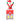 Inflatable Christmas decoration, Santa in chimney, LEDs, blower