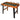 Foosball table with stainless steel rods, for teenagers and adults, 84.5x40x61.2 cm, black