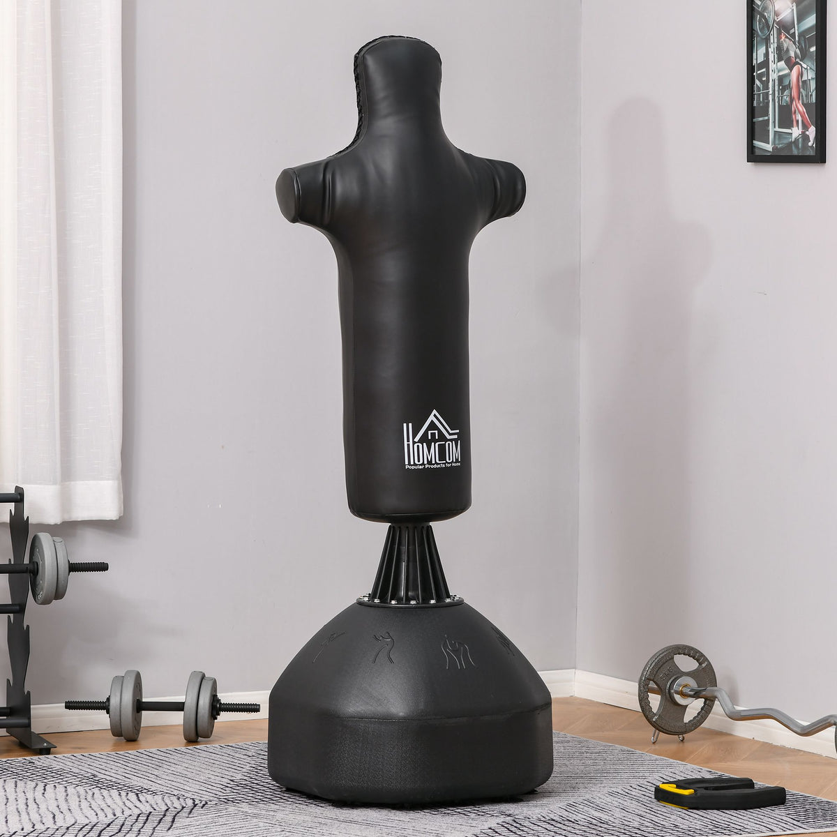 Freestanding Punching Bag 180cm Adult Standing Boxing Bag Boxing Dummy Humanoid Design Heavy Duty Punching Bag (2)