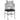 Bird cage for canaries & budgies, portable, with base tray, metal wire, black