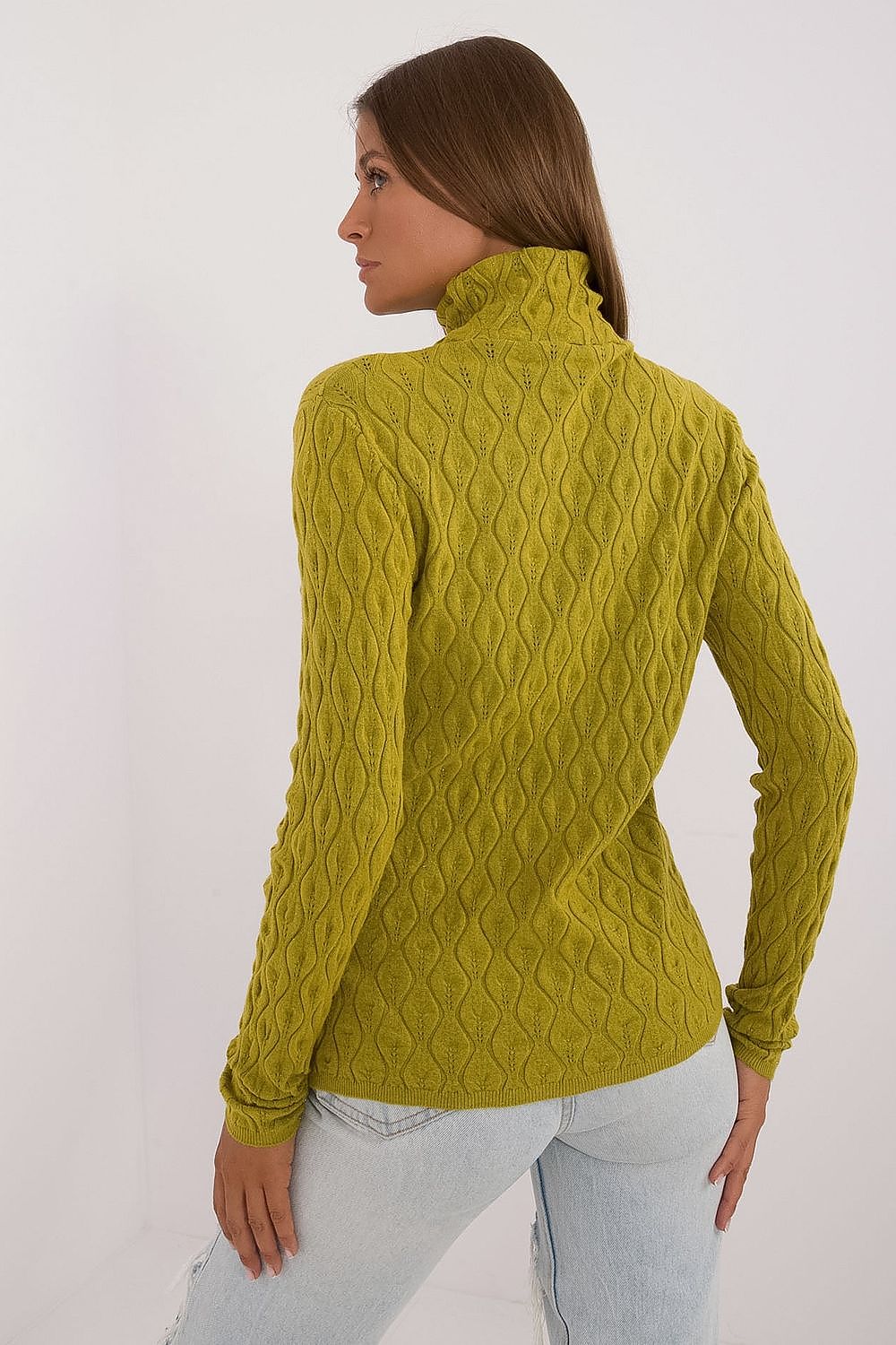  Rollkragenpullover model 208279 Wool Fashion Italia 