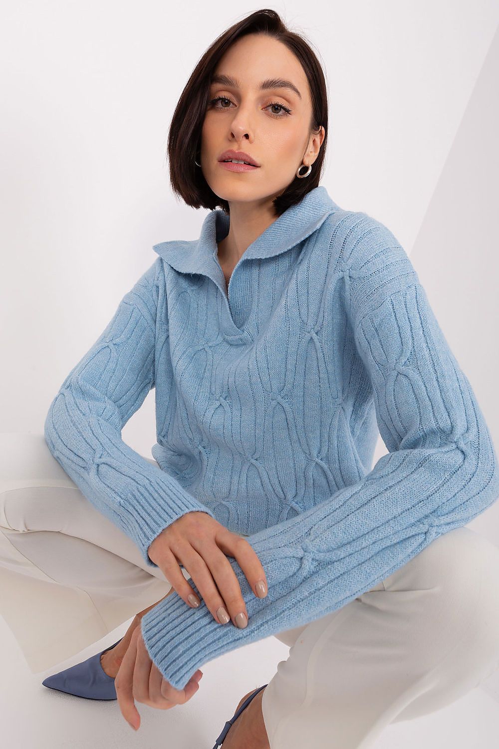  Pullover model 208289 Wool Fashion Italia 