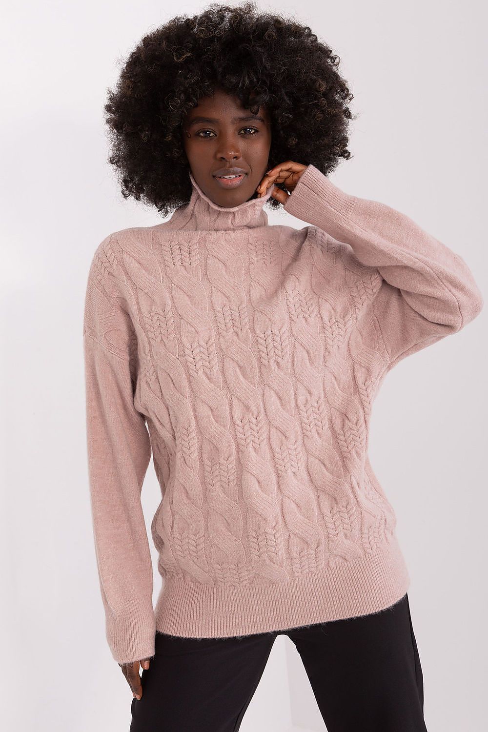  Rollkragenpullover model 208311 Wool Fashion Italia 