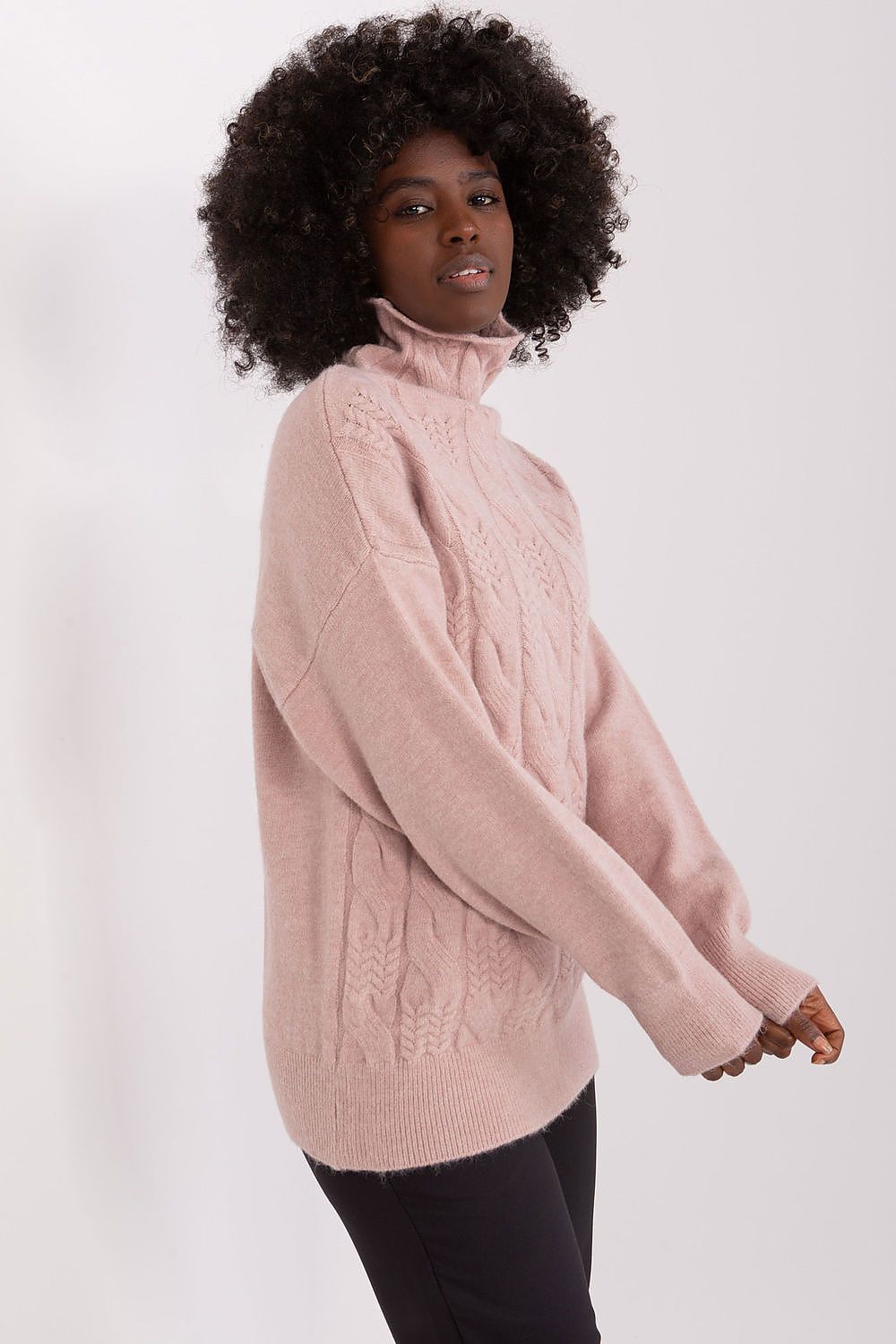  Rollkragenpullover model 208311 Wool Fashion Italia 