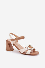  Sandalen mit Absatz model 210692 Step in style 